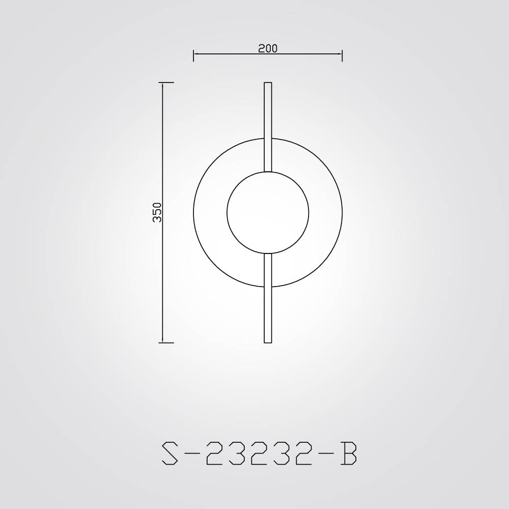 מנורת קיר מוריס דגם | B
