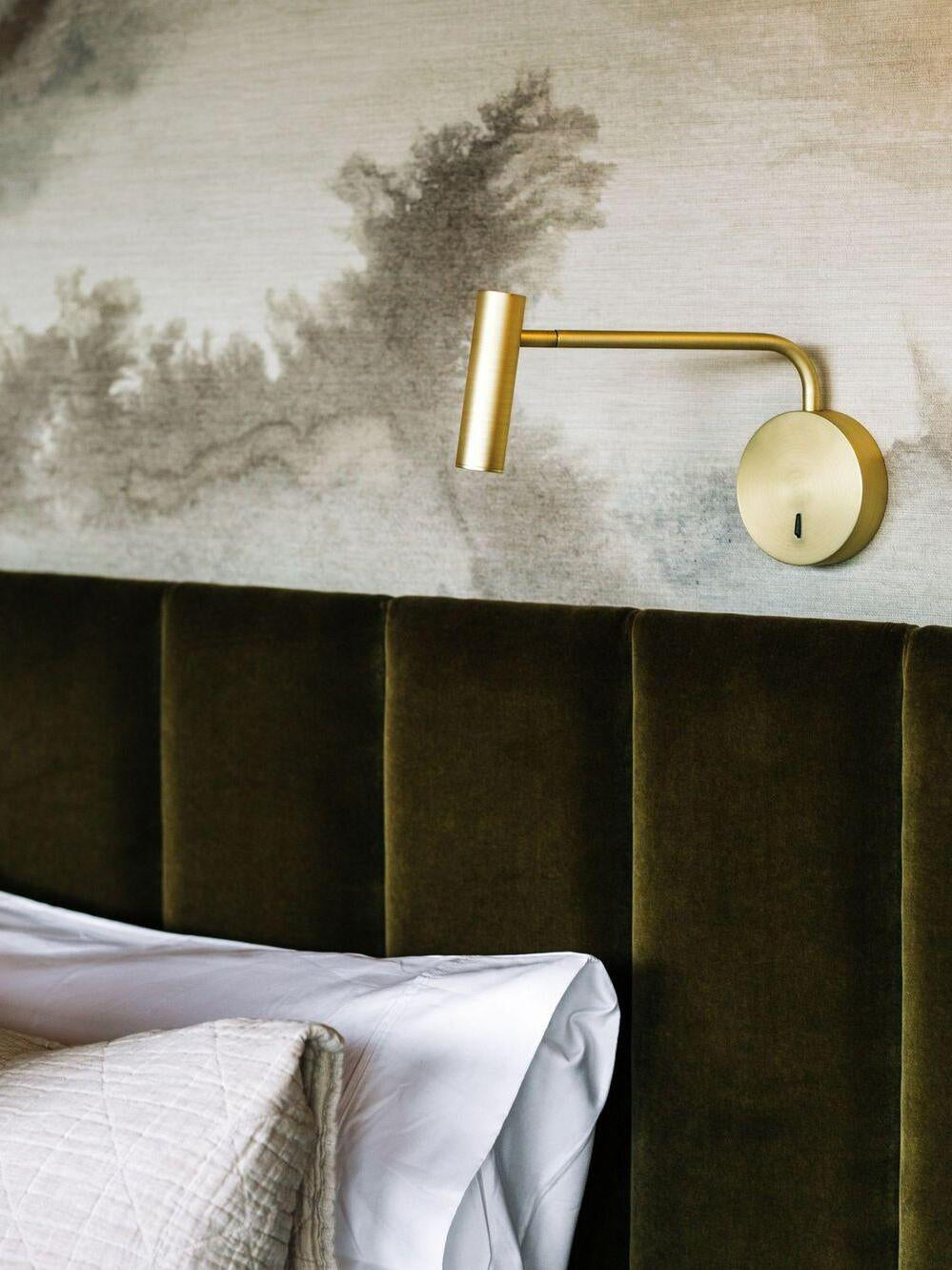 מנורת קיר קריאה וויליאמס שחור| זהב