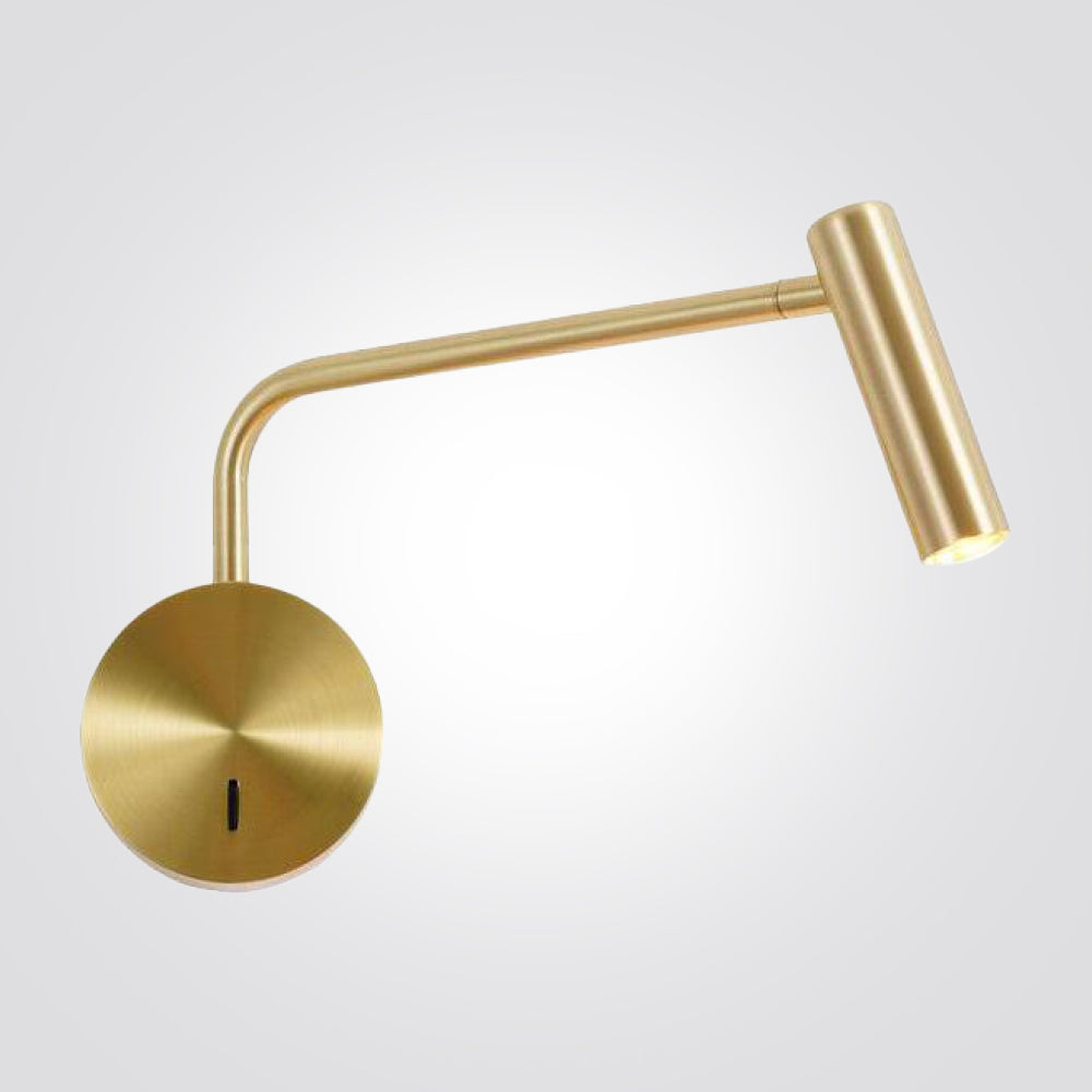 מנורת קיר קריאה וויליאמס שחור| זהב