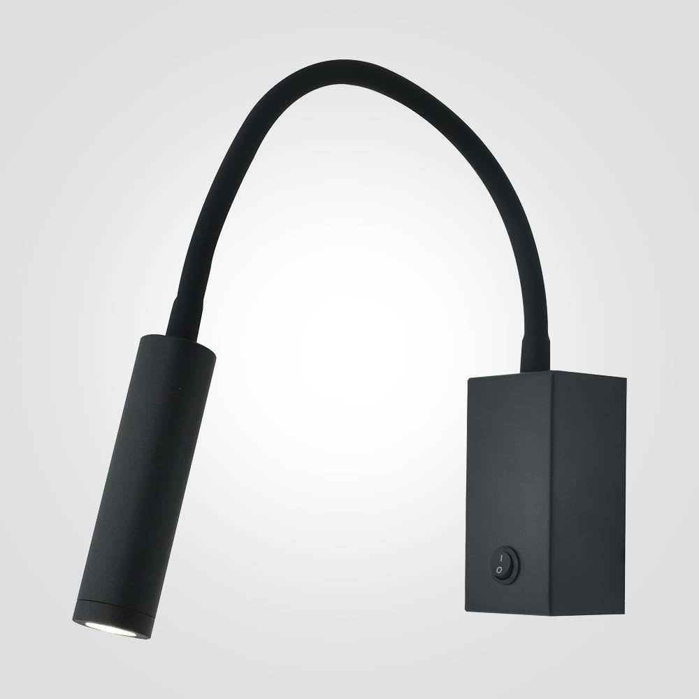 מנורת קיר קריאה רותם שחור דגם| D