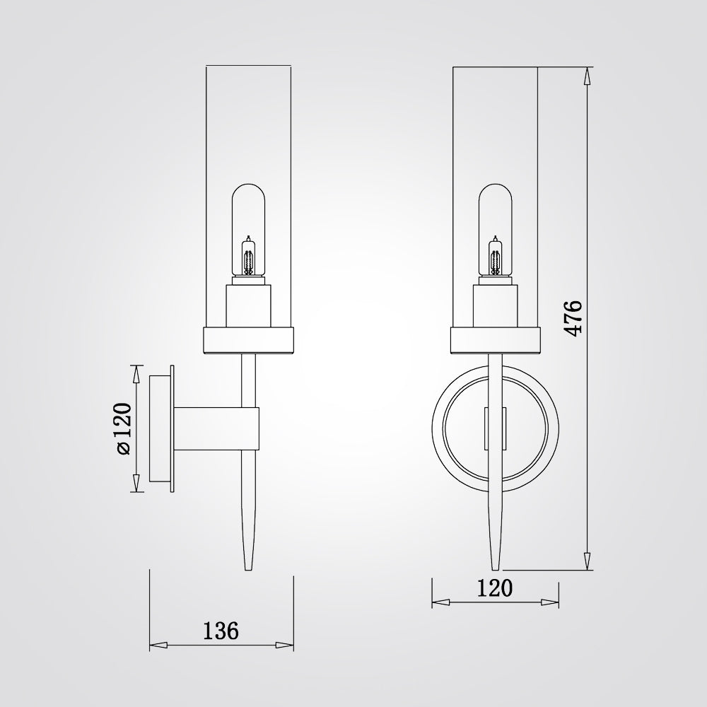 מנורת קיר כריסטיאן פליז דגם| A