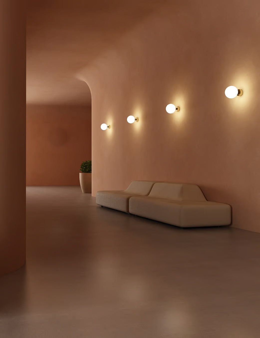 מנורת קיר ניקו פליז דגם| L