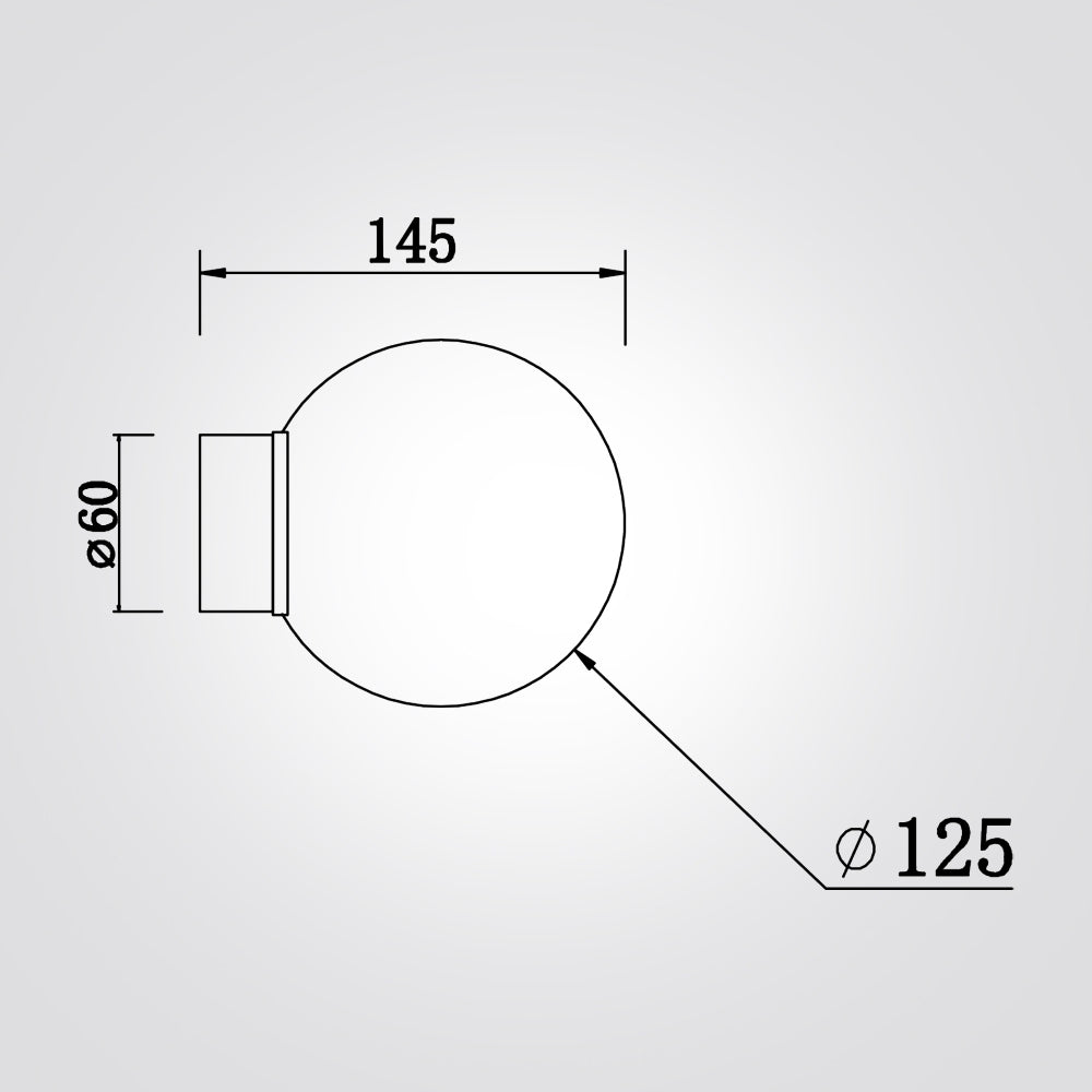 מנורת קיר ניקו פליז דגם| S