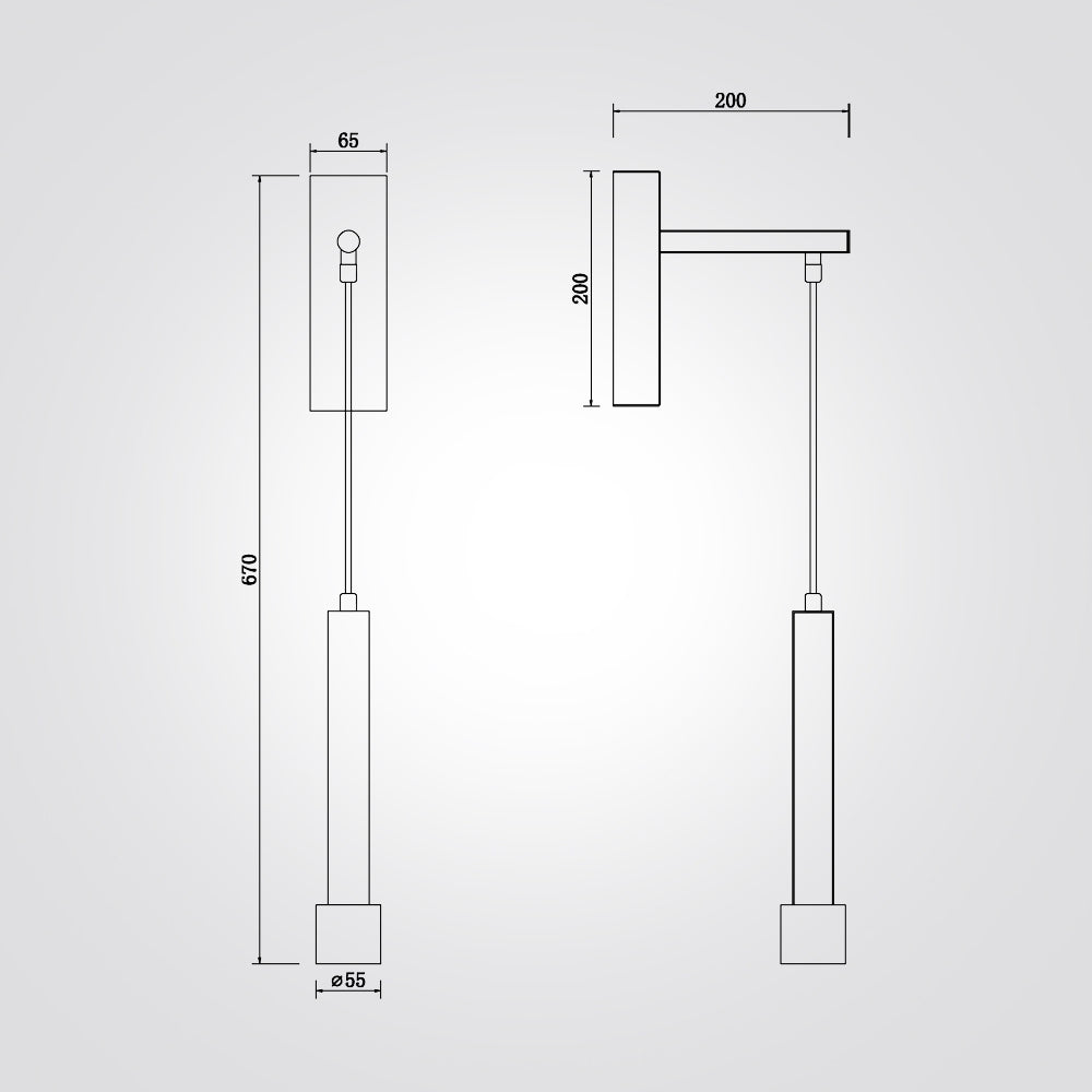 מנורת קיר רובי שחור+זהב דגם| A