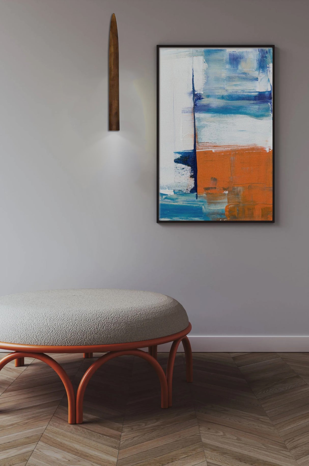 מנורת קיר פרנקל שחור | עץ