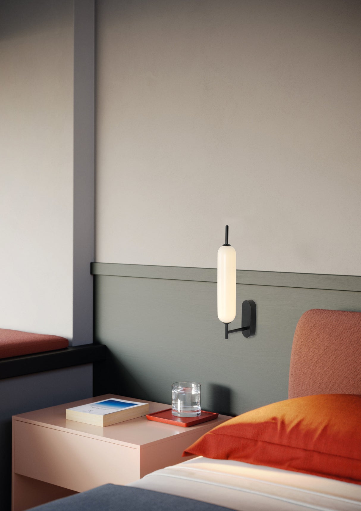 מנורת קיר שמש שחור דגם| A