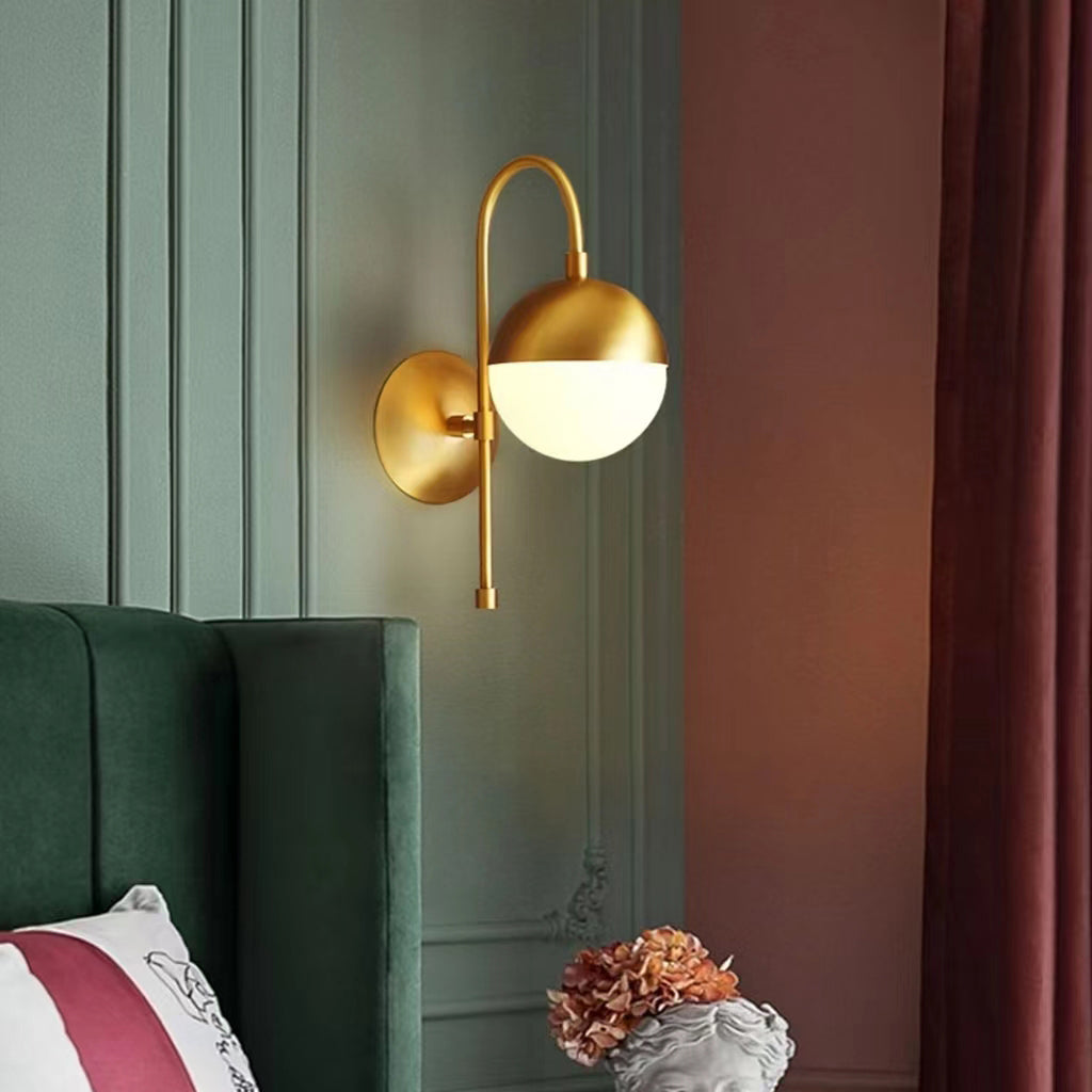 מנורת קיר שמש פליז דגם| B