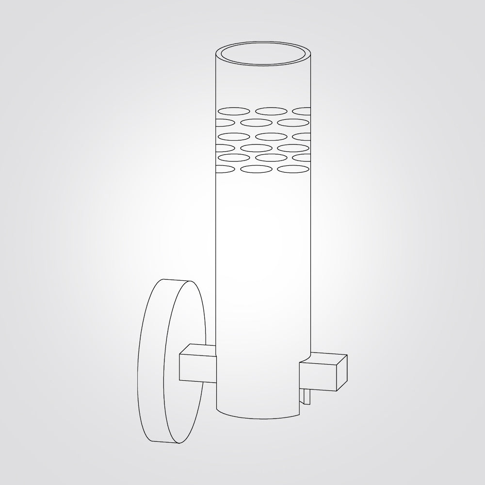 מנורת קיר שובל זהב דגם| B