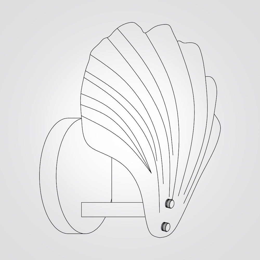 מנורת קיר שרון זהב דגם| C