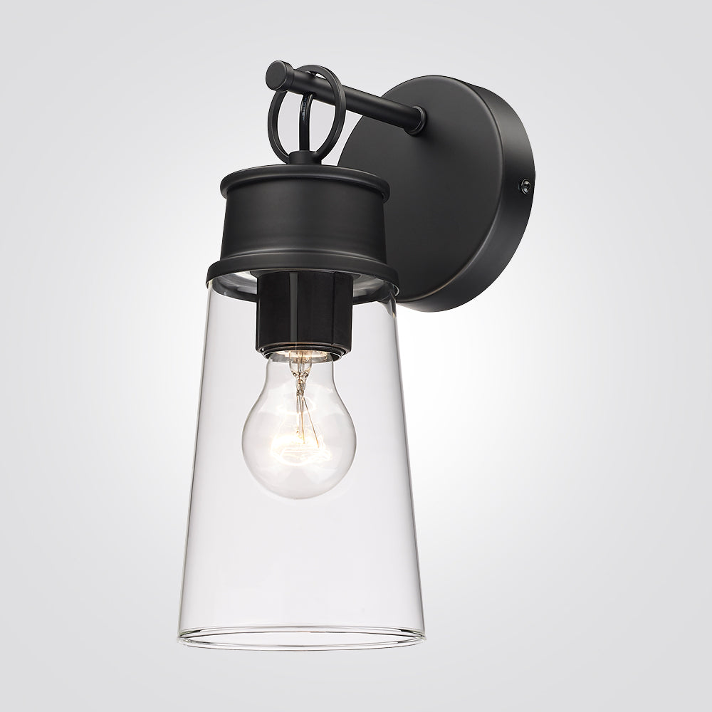 מנורת קיר דרש שחור דגם| B