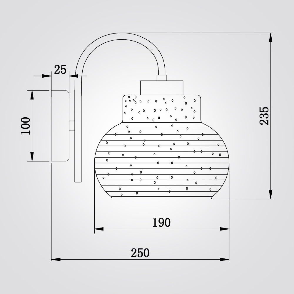 מנורת קיר קלארק דגם| B
