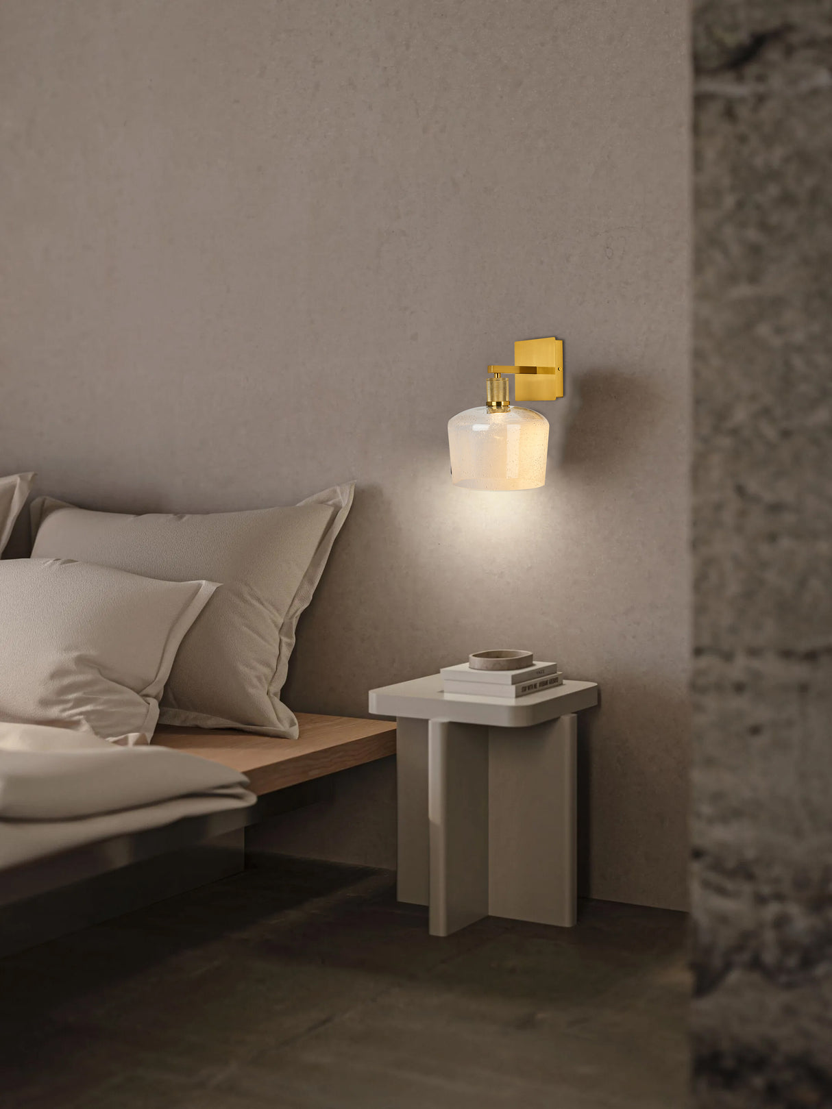 מנורת קיר רמדה זהב דגם| B