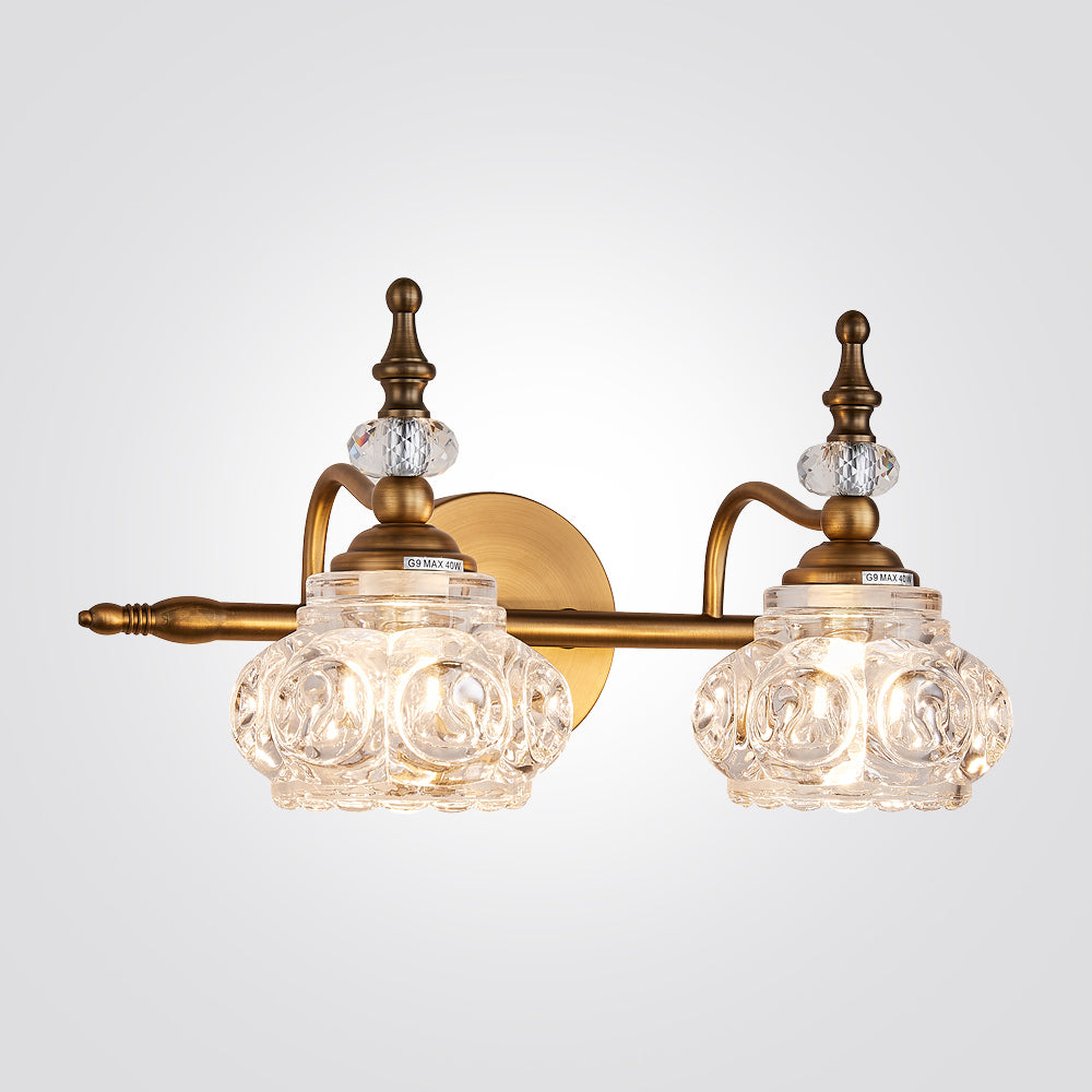 מנורת קיר אביב פליז זוגי