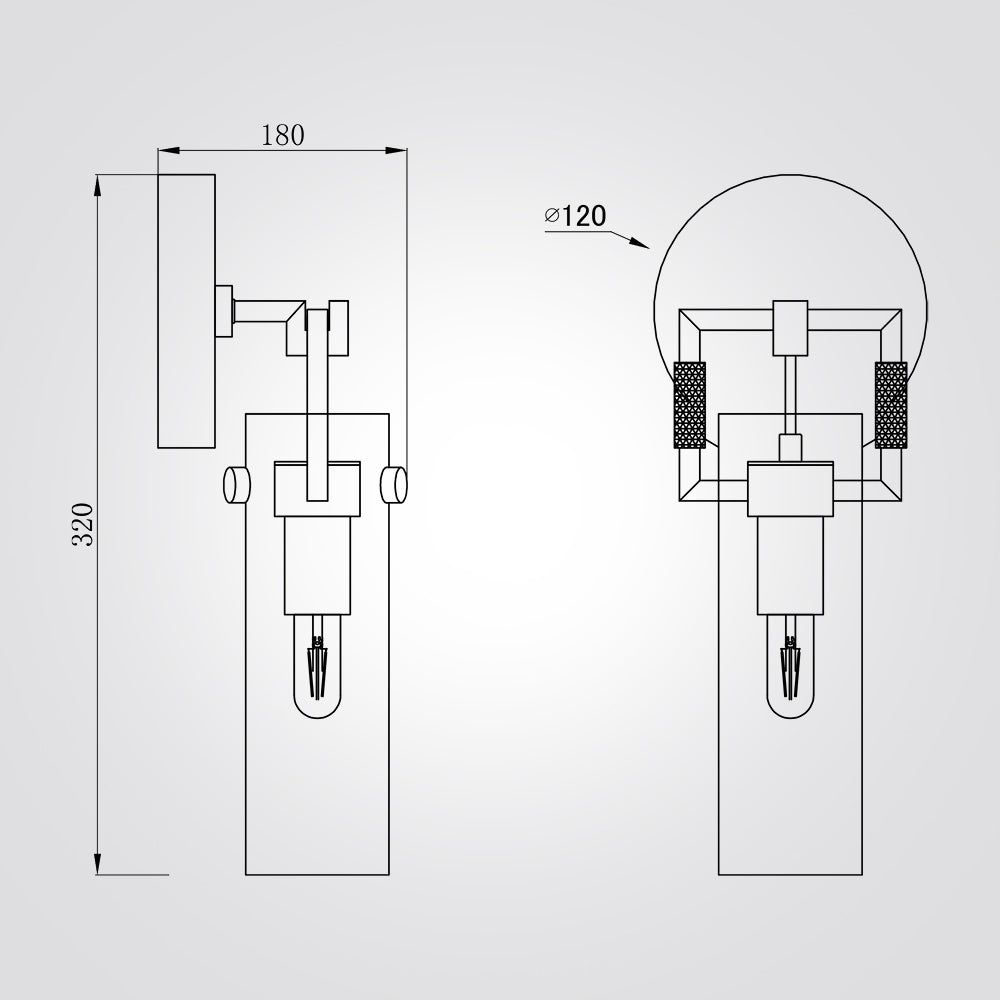 מנורת קיר יונתן דגם| D