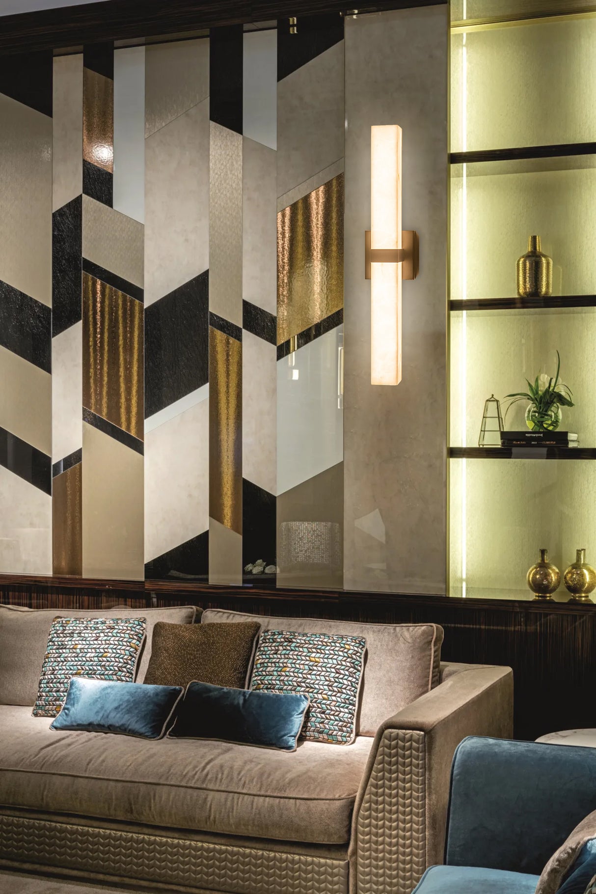 מנורת קיר אוקלנד אלבסטר דגם| A