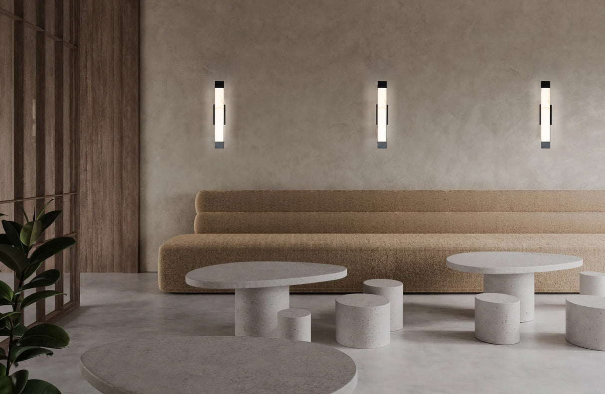 מנורת קיר אוקלנד אלבסטר דגם| B