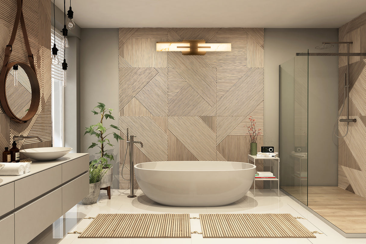 מנורת קיר אוקלנד אלבסטר דגם| C