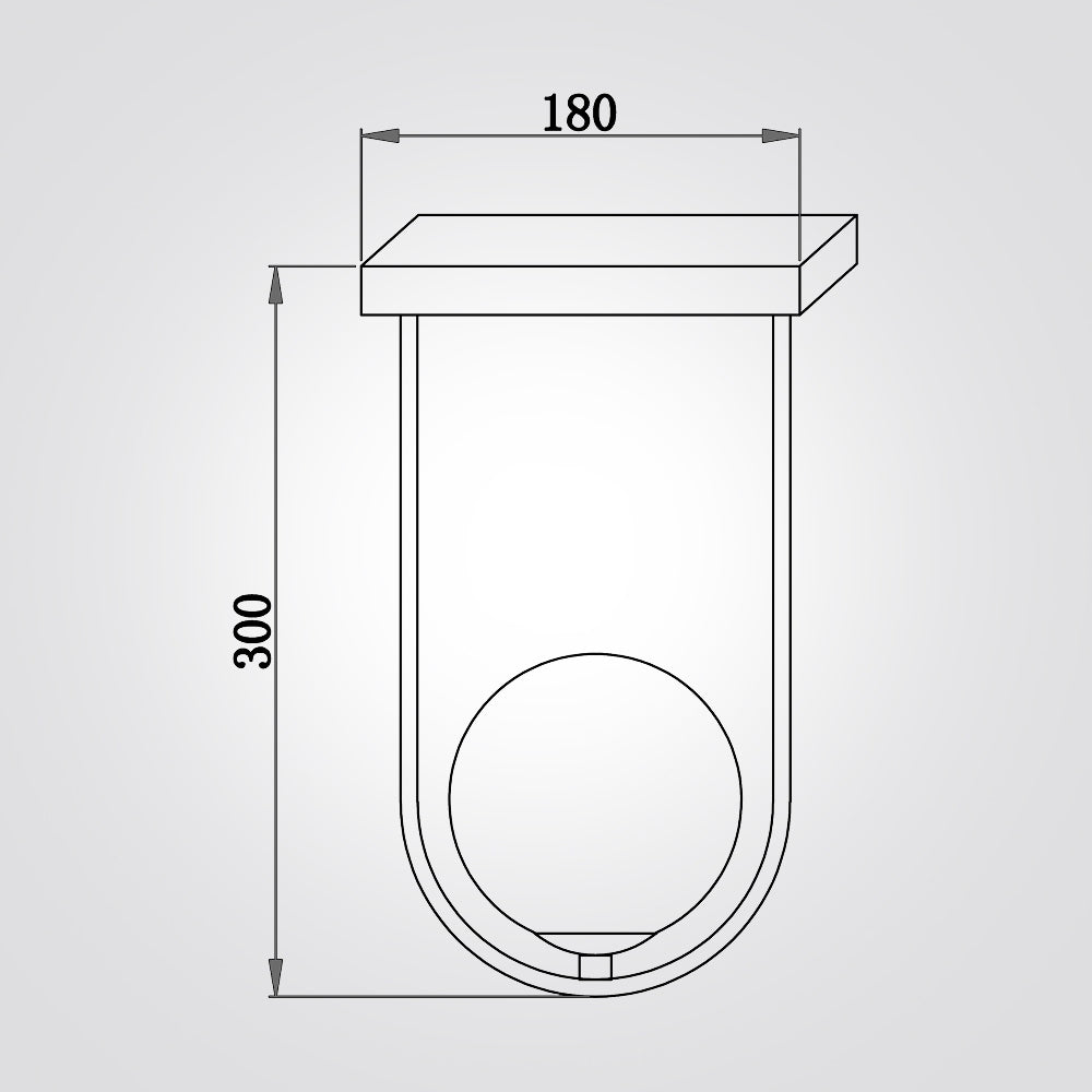 מנורת קיר ג'רי דגם|B