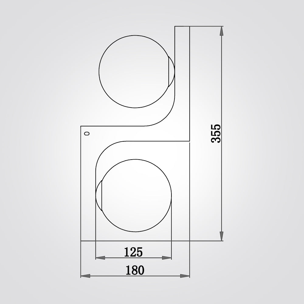מנורת קיר ג'רי דגם|C