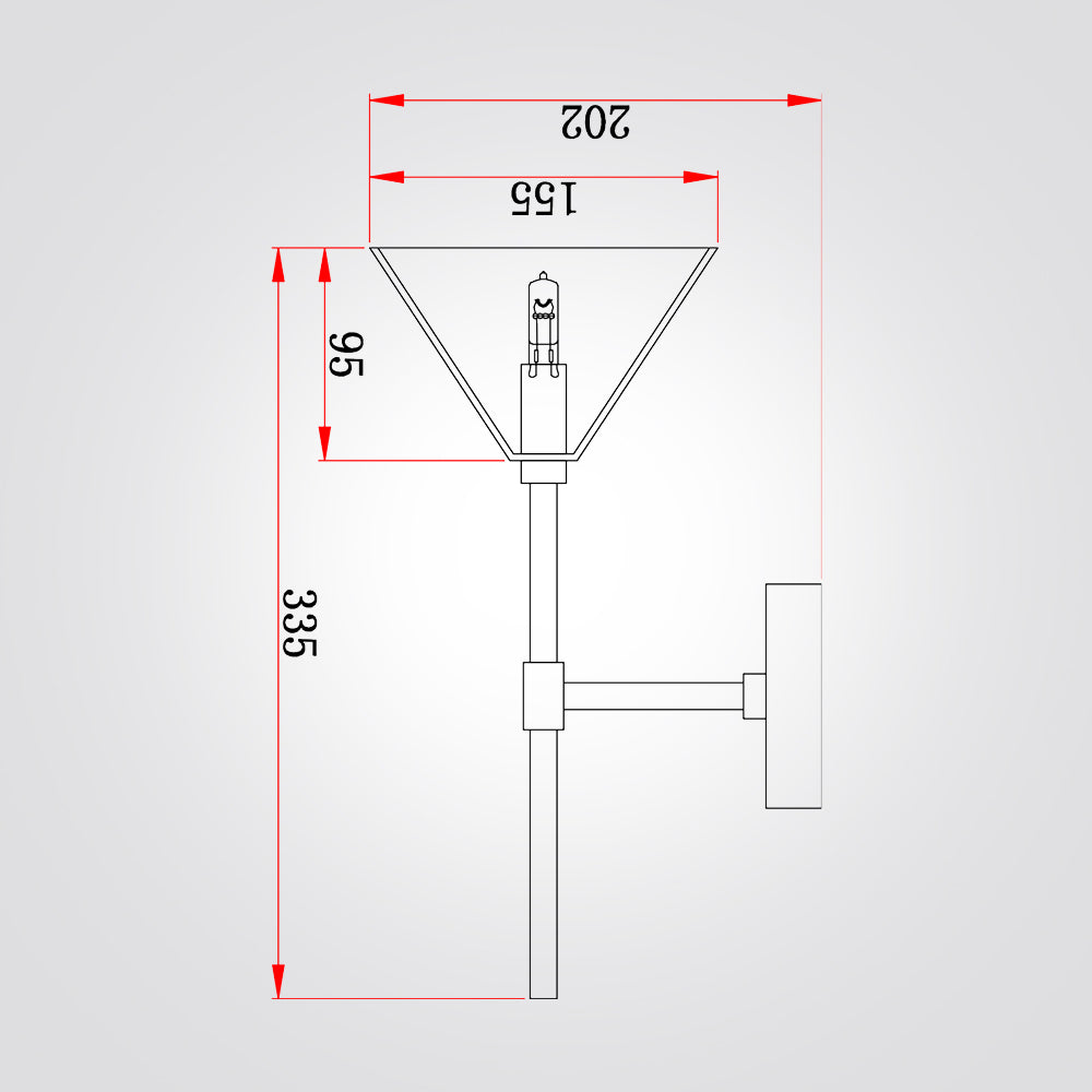 מנורת קיר ג'רי דגם| D
