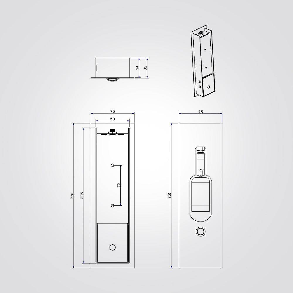 מנורת קיר קריאה לשבת יוסף דגם| A