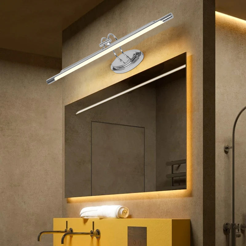 מנורה צמוד קיר חנן 12W| כרום