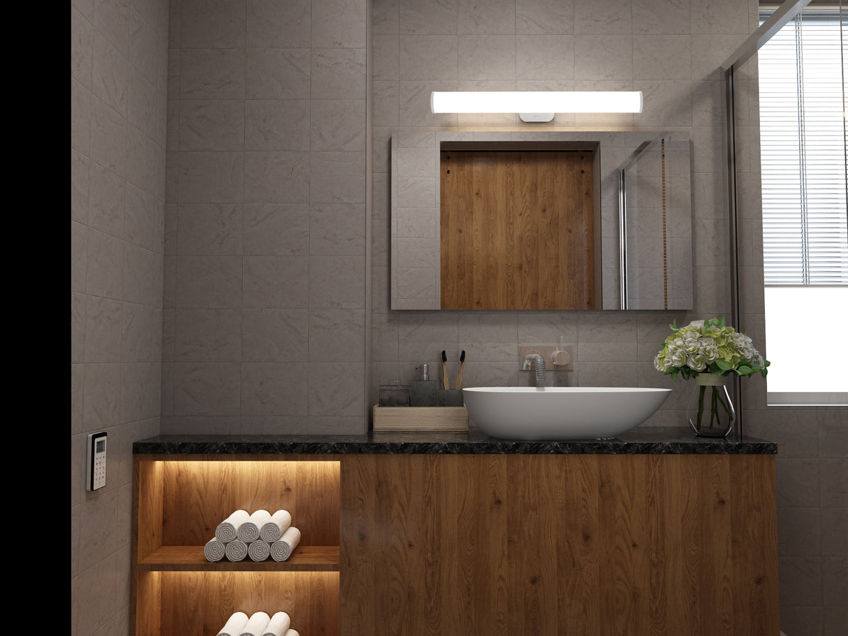 מנורת קיר מראה אמבטיה שון שחור| לבן| IP44| CCT