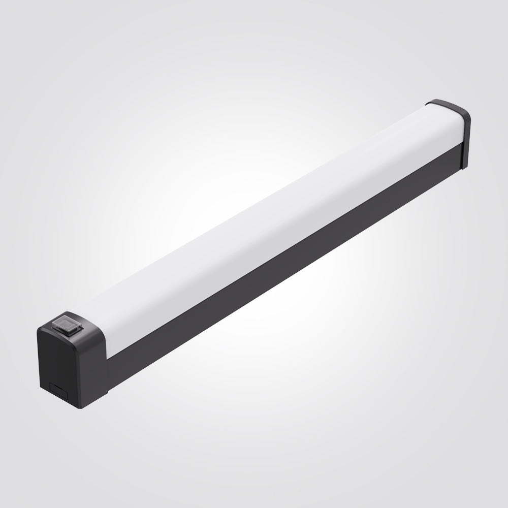 מנורת קיר מראה אמבטיה שחר שחור| לבן| IP44| CCT