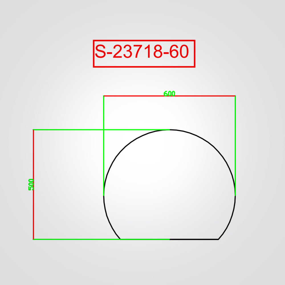 מראה מוארת עגולה מלבורן CCT