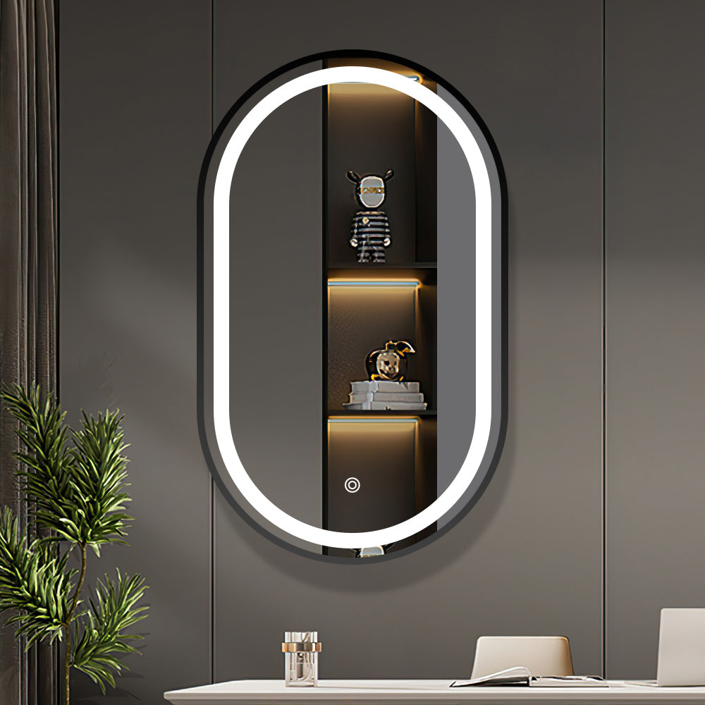 מראה מוארת אובלית מלבורן CCT