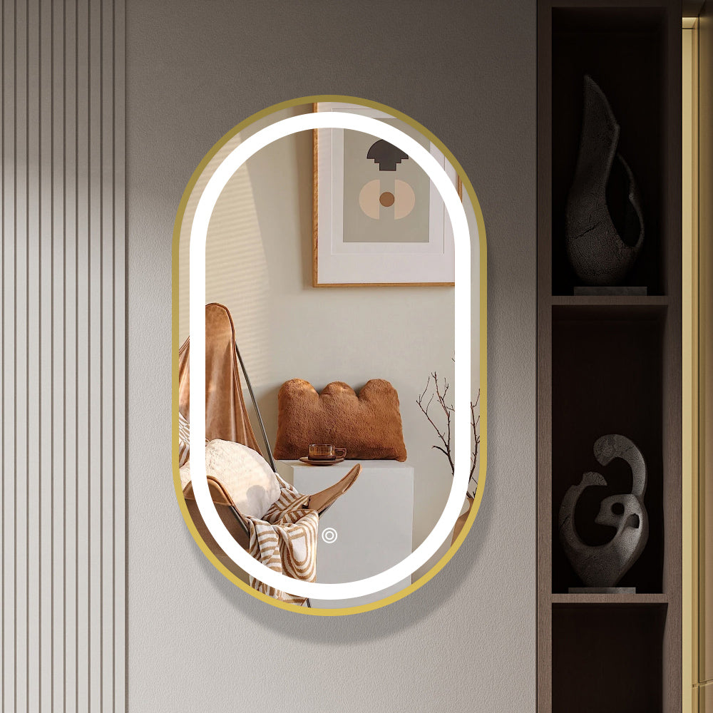 מראה מוארת אובלית מלבורן CCT