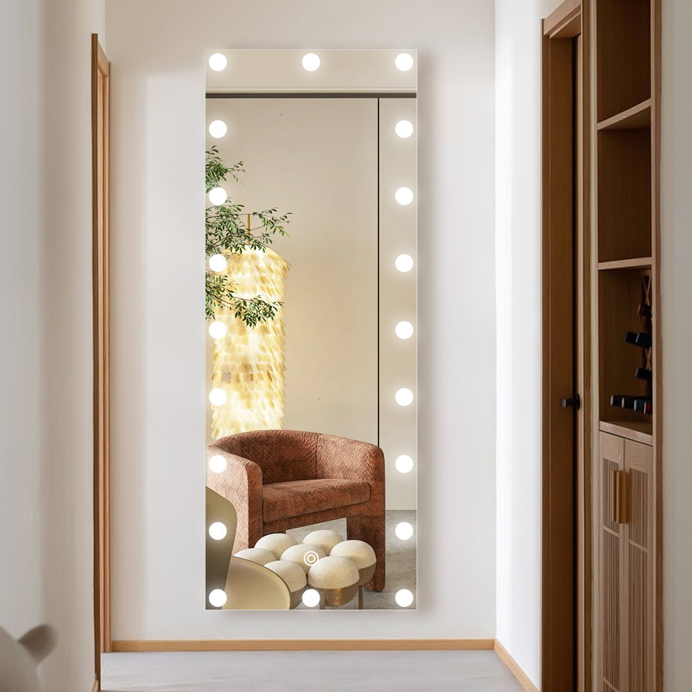 מראה מוארת מלבנית הוליווד CCT דגם|L