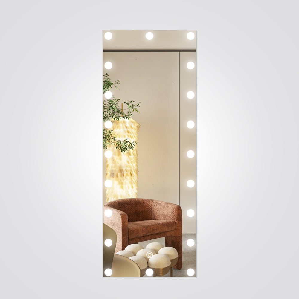 מראה מוארת מלבנית הוליווד CCT דגם|L