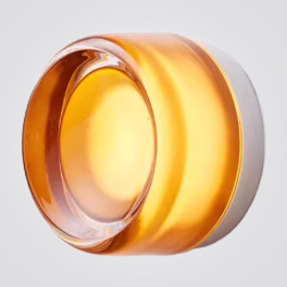 מנורת קיר ונסה – זכוכית אמבר / אפור מעושן | 12W | 3000K