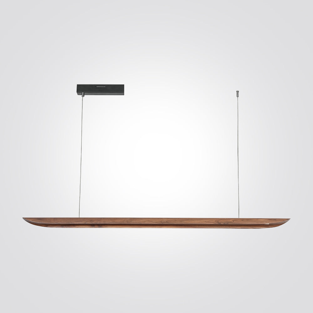 מנורת תלייה אשור עץ אגוז דגם| B