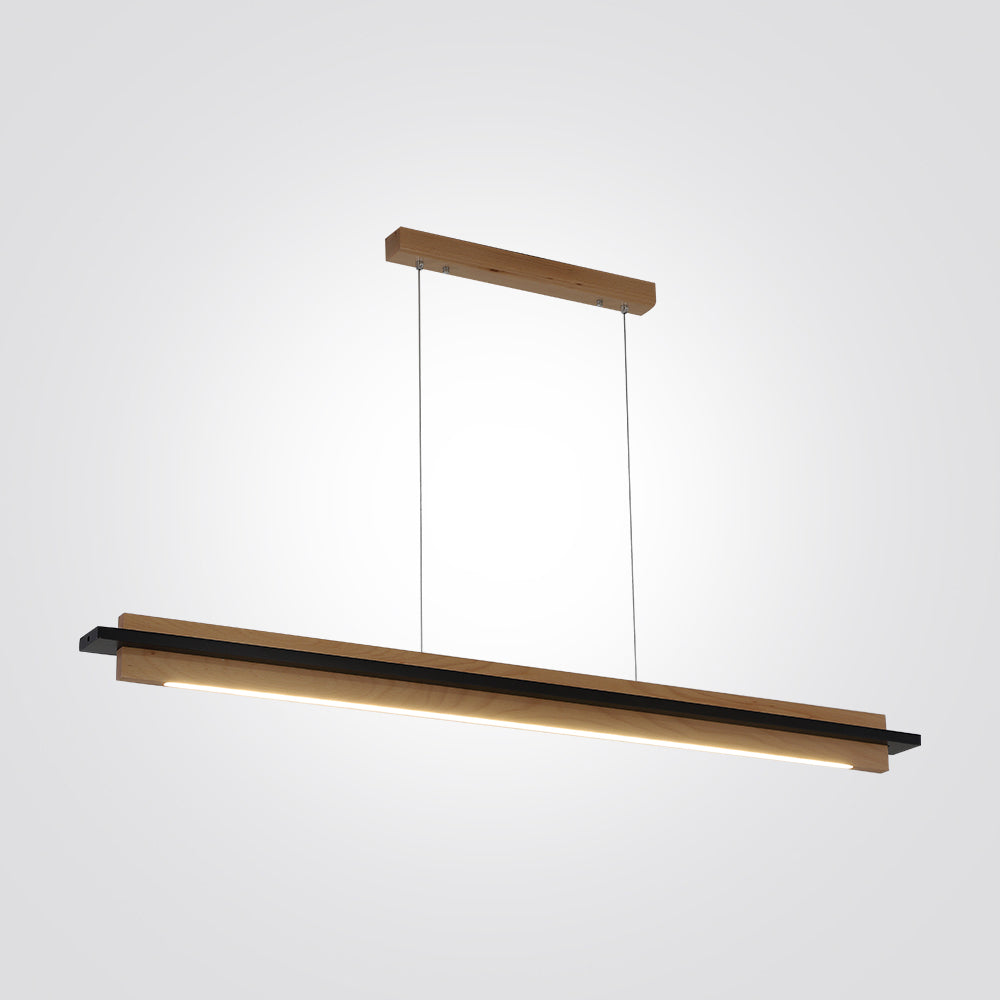 מנורת תלייה אשור עץ בוק דגם| C