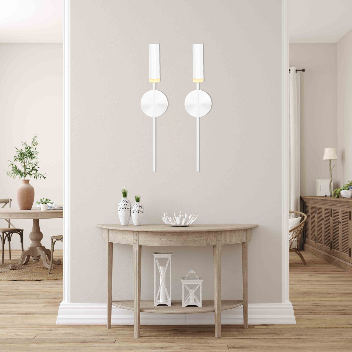 מנורת קיר אילי צבע לבן