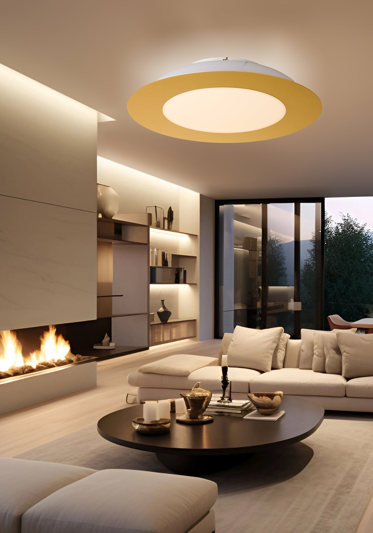 צמוד תקרה טומי פליז | Φ63| Φ90| Φ120 CM