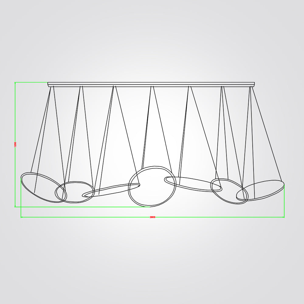 מנורת תלייה אדם לד| פליז