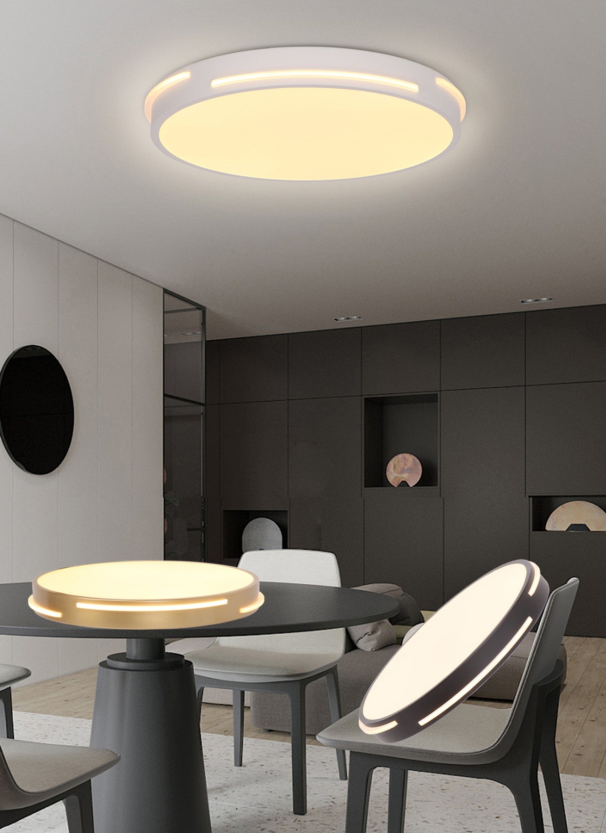 צמוד תקרה לון לד| לבן| Φ40| Φ60| Φ80