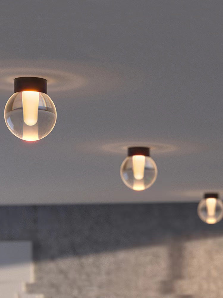 צמוד תקרה לוטן לד שחור| Φ80| Φ100| Φ120 mm