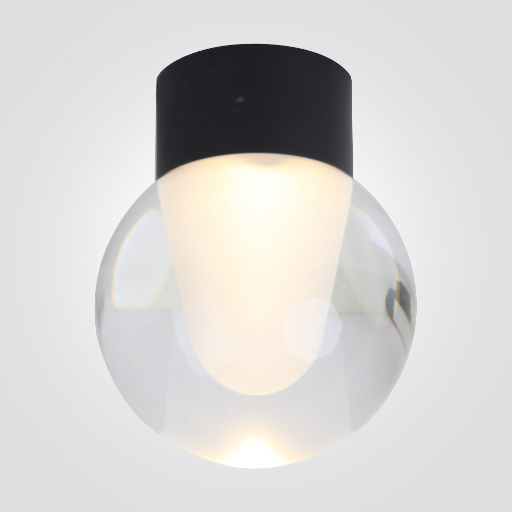 צמוד תקרה לוטן לד שחור| Φ80| Φ100| Φ120 mm