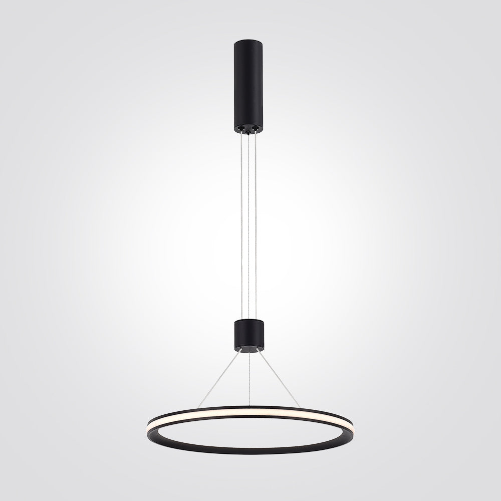 מנורת תלייה סורבנה לד| שחור| Φ50+ שלט