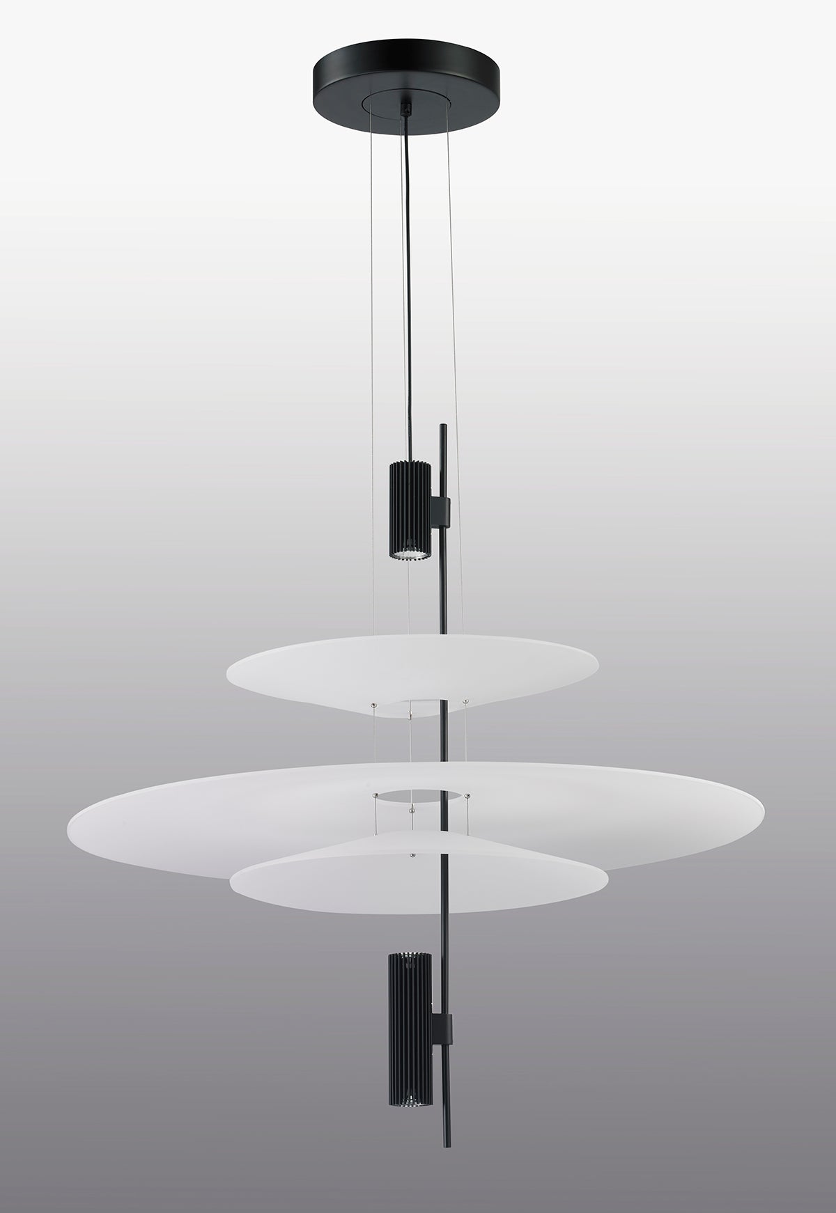 מנורת תליה קרוסלנד לד| שחור