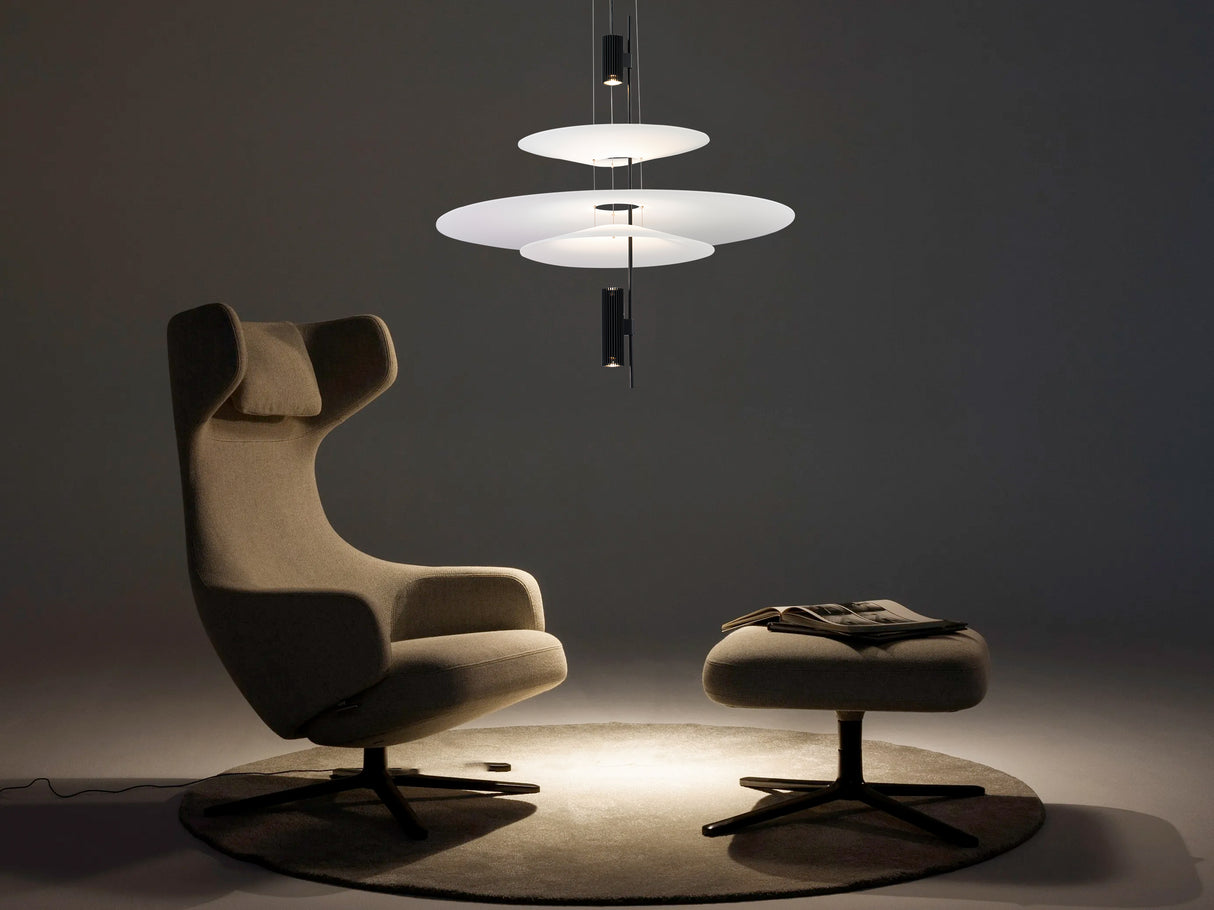 מנורת תליה קרוסלנד לד| שחור