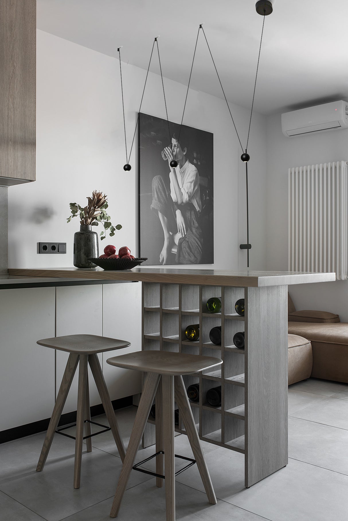 מנורת תלייה לוליינים דאסטר לד שלישייה