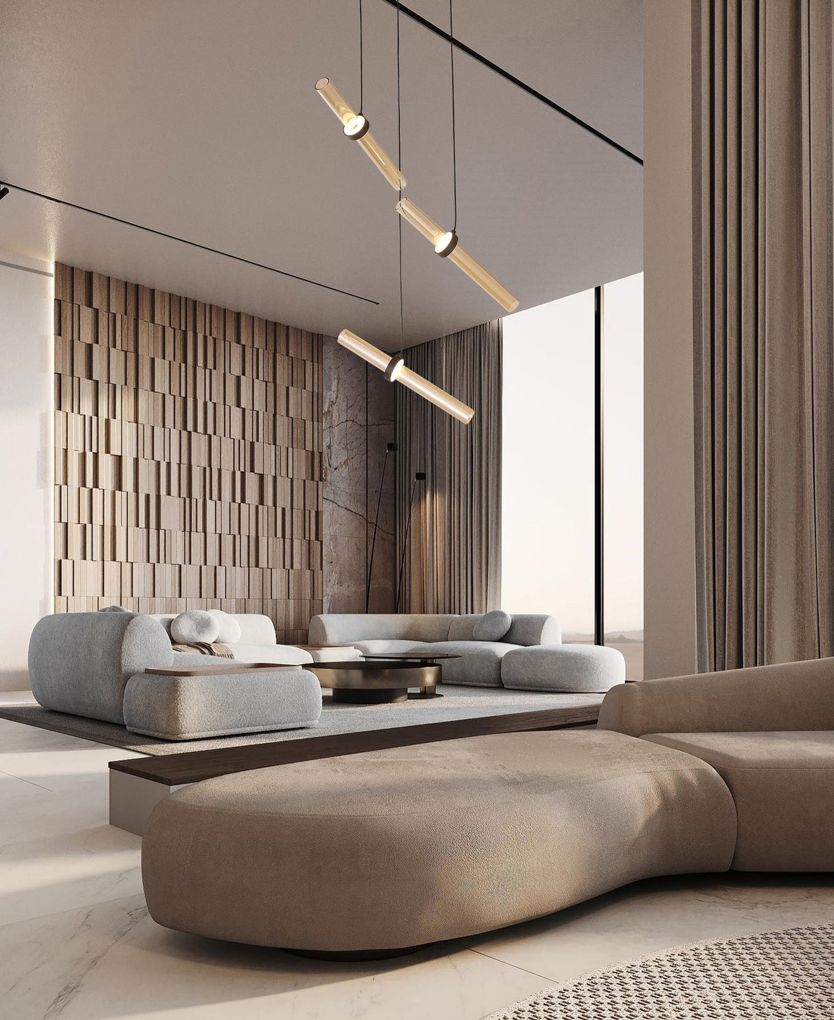 מנורת תליה קאהרמן לד| שלישייה