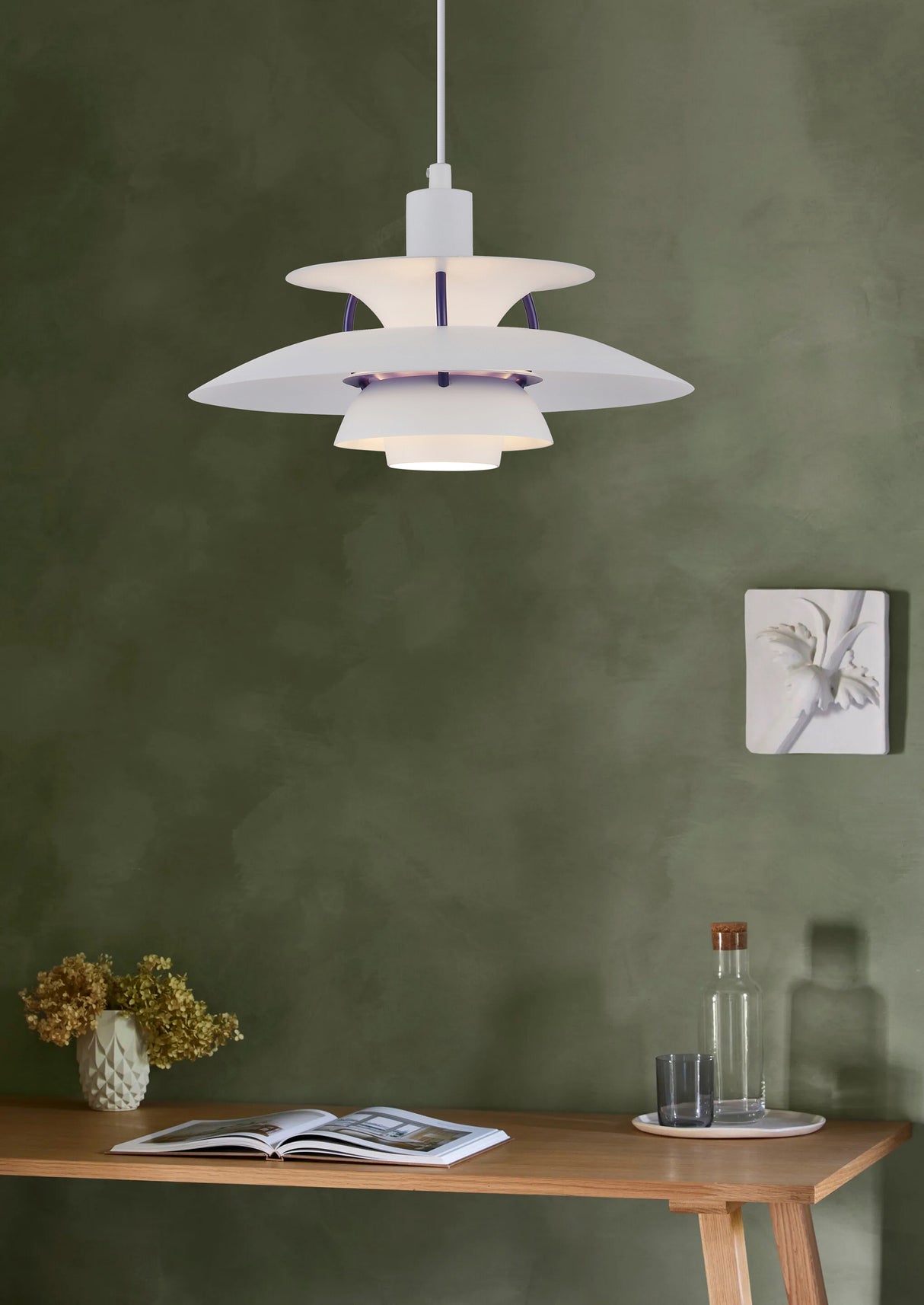 מנורת תלייה פול שחור| כחול| ורוד| לבן| דגם S