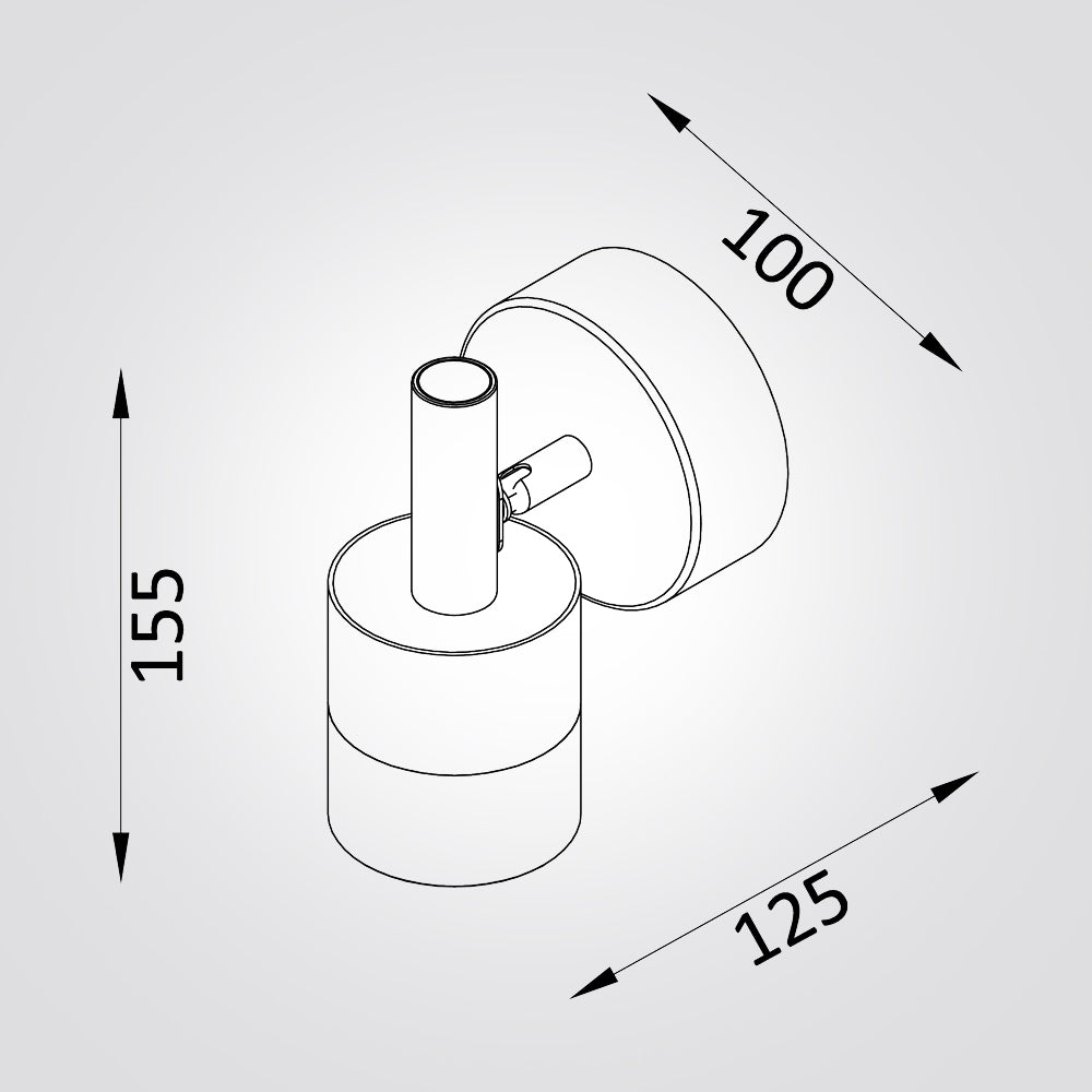 מנורת קיר ספוט פינלנד לד| בודד
