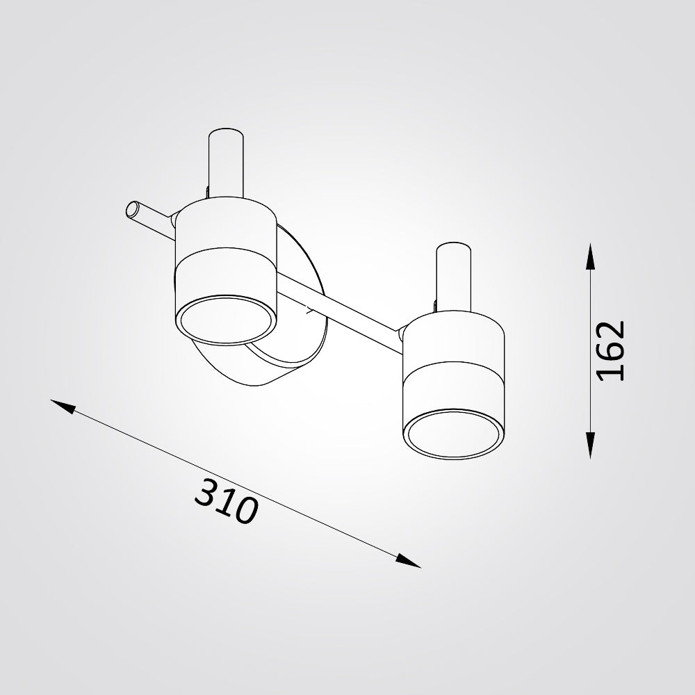 מנורת קיר ספוט פינלנד לד| זוגי
